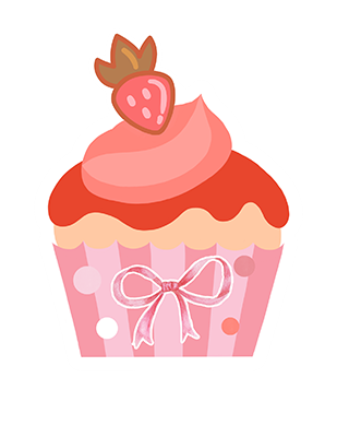 Cupcake Strawberry